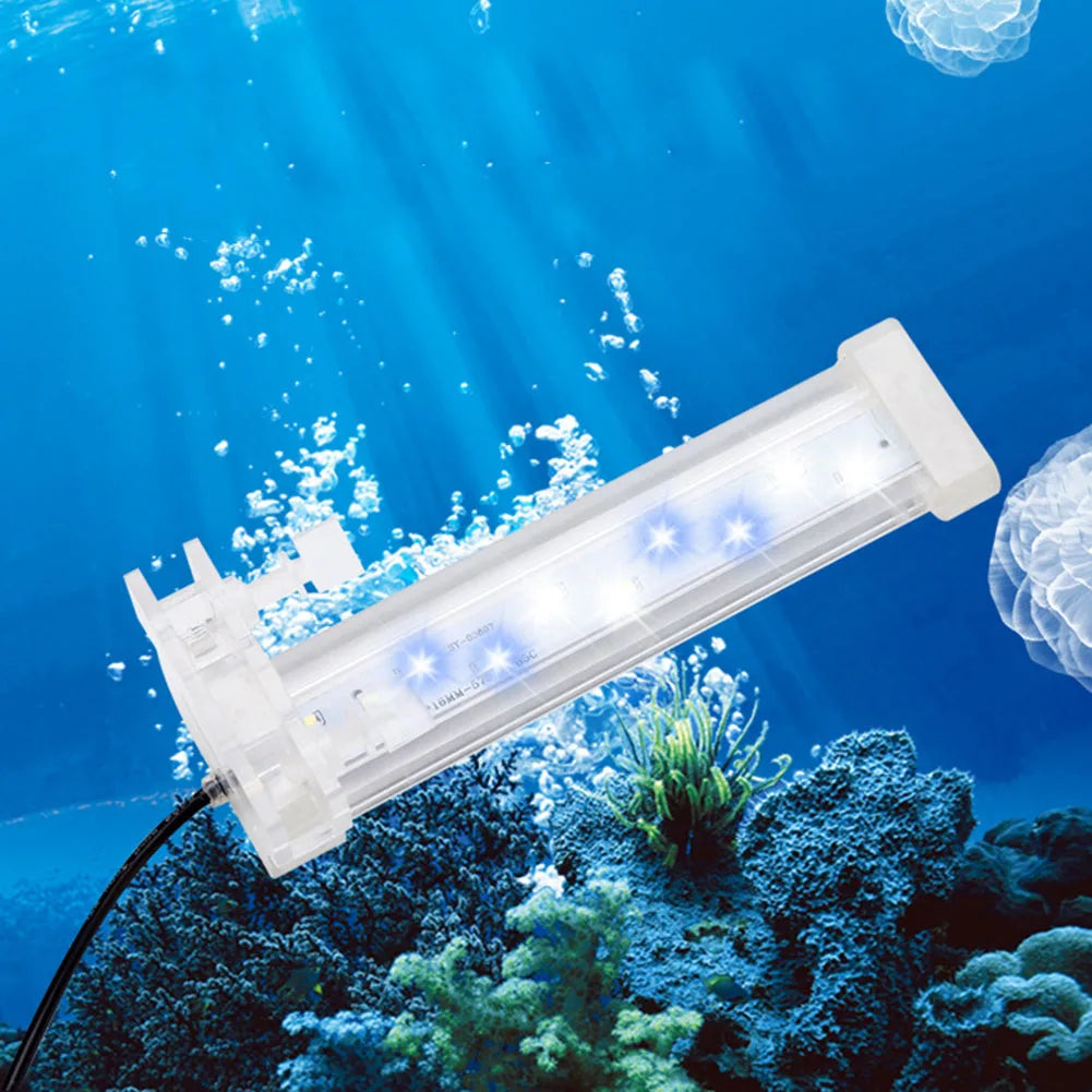 HOT SALE New Arrival LED Aquarium Aquaticed Plant Light Clip On Fish Tank Weed Corales Clamp Lamp Wholesale Dropshipping