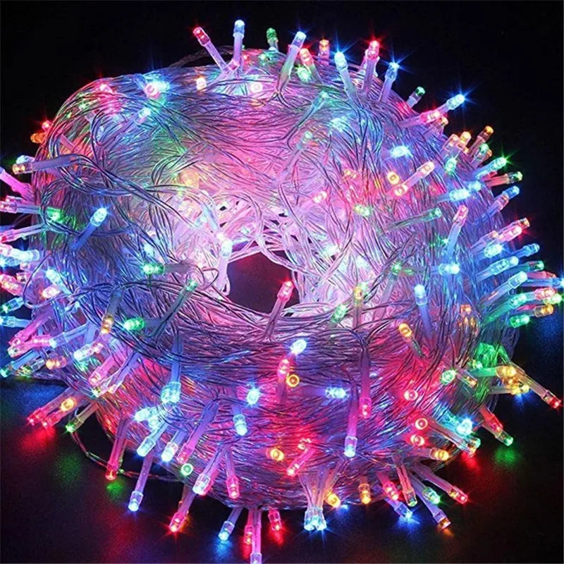 5M 10M 20M 30M 50M 100M Waterproof Outdoor 110V/220V LED String Light For Christmas Tree New Year Weeding String Lamp