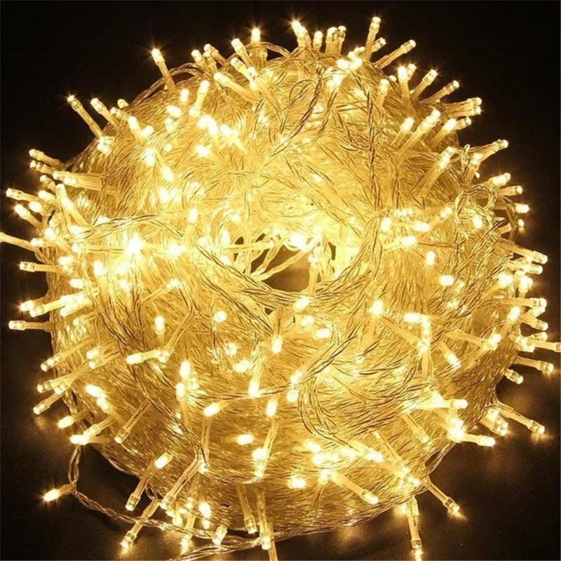 5M 10M 20M 30M 50M 100M Waterproof Outdoor 110V/220V LED String Light For Christmas Tree New Year Weeding String Lamp