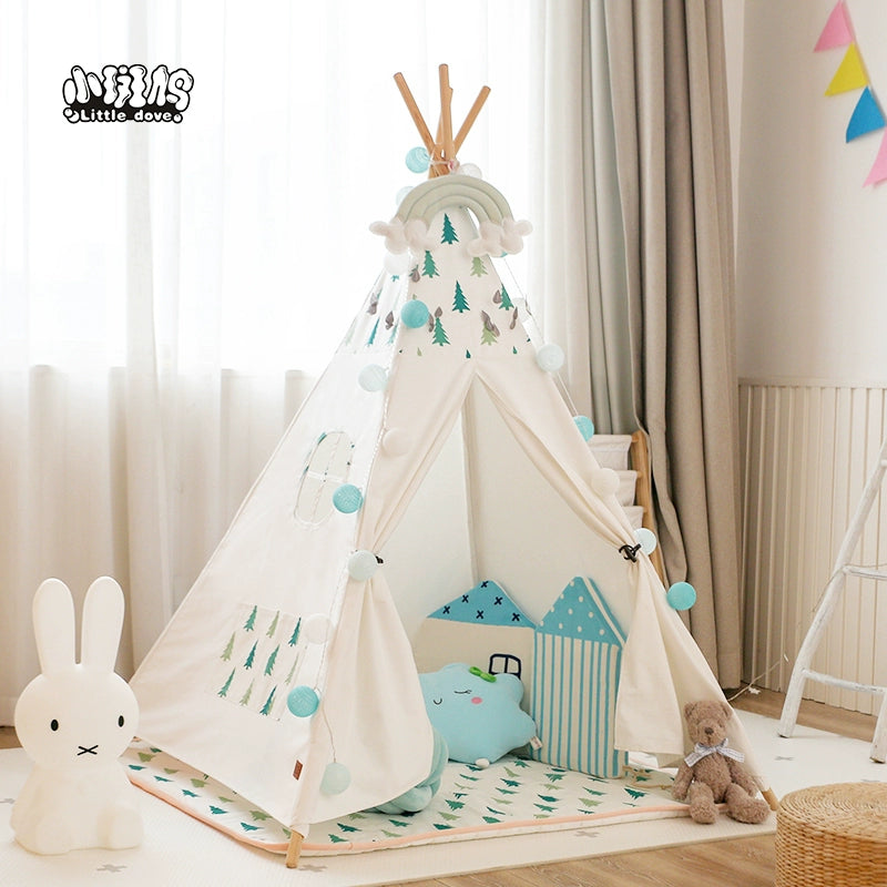 Small Turtledove Children's Tent Indoor Game House Indian Small House Princess Room Girls Baby Boy Toy House