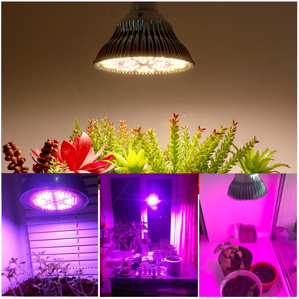 Full Spectrum LED Plant Growth Bulb E27 Flower Succulent Colored Anti-Evil Indoor Imitation Sun Fill Light Clip