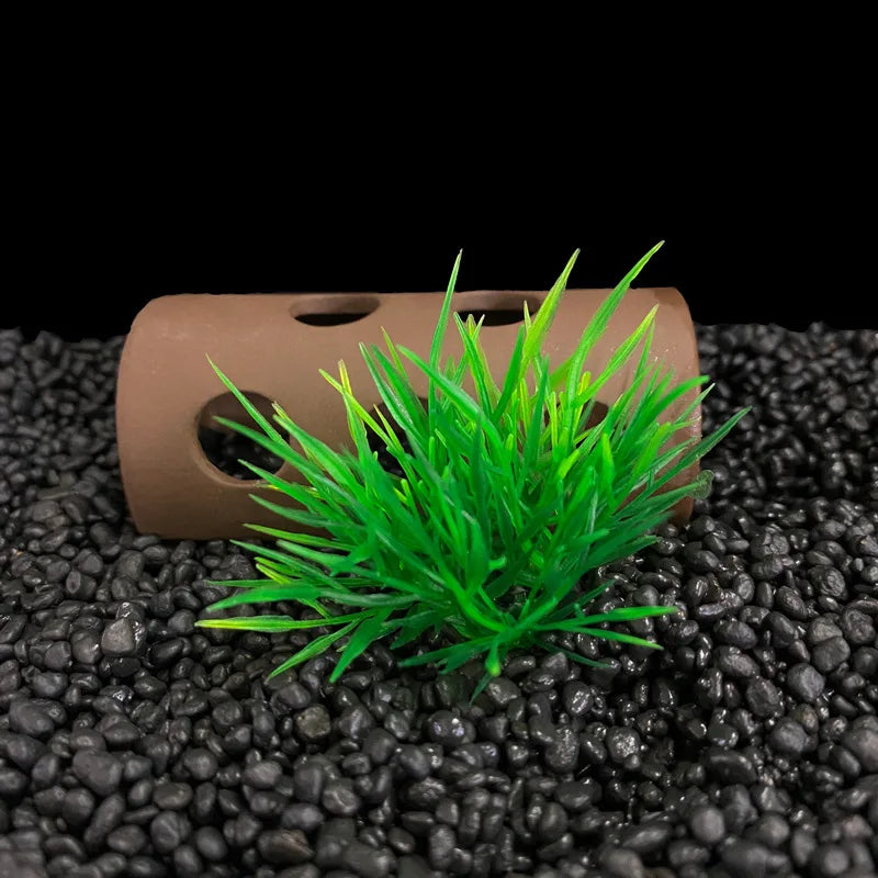 Artificial Plastic Fish Tank Mini Water Plant Decor Simulation Small Aquatic Simulated Green Water Grass Weed Aquarium Ornament