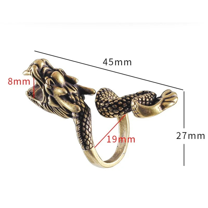 Cigarette Holder Dragon Ring Rack Metal Smoker Finger Clip Hand Rack Tobacco Cigarettes Smoking Pipe Ring Weed Accessories Gift