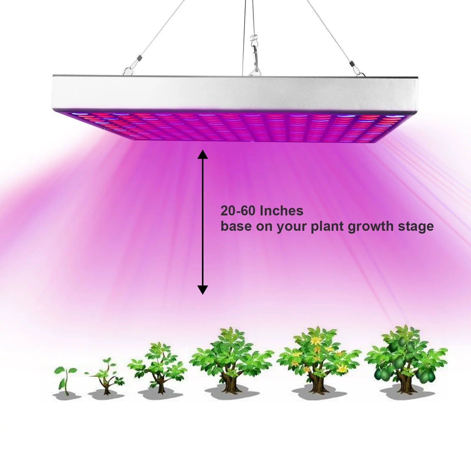 Full Spectrum Led Succulent Light Anti-Artificial Imitation Sunlight Fill Light Plant Growth Lamp Flower Water Grass 45W